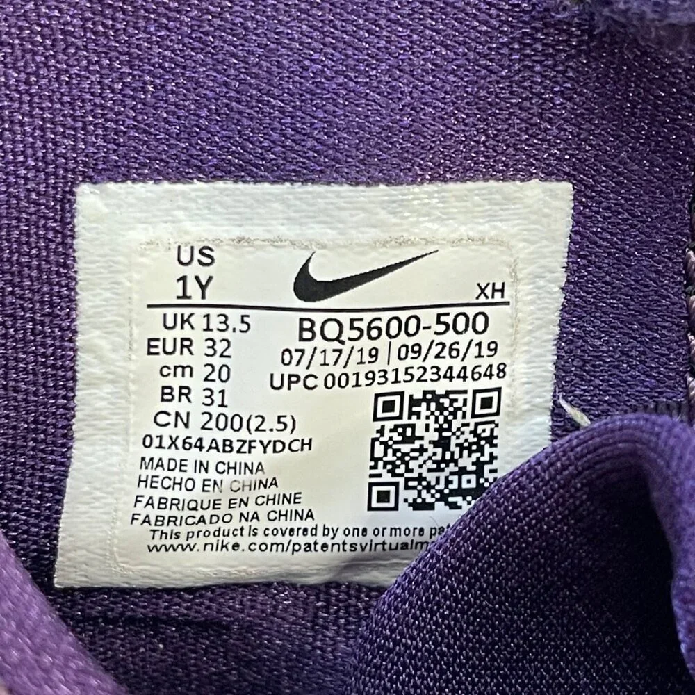 Nike Kyrie Irving 6 BG Enlightenment Sneaker Youth 1‎ Purple Basketball Casual